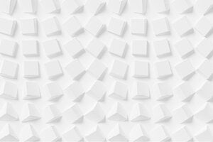 pattern of white cubes with shadows