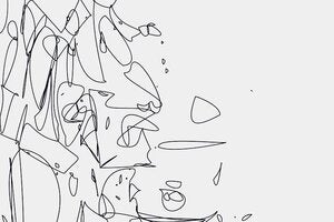 Abstract graffiti line drawing background