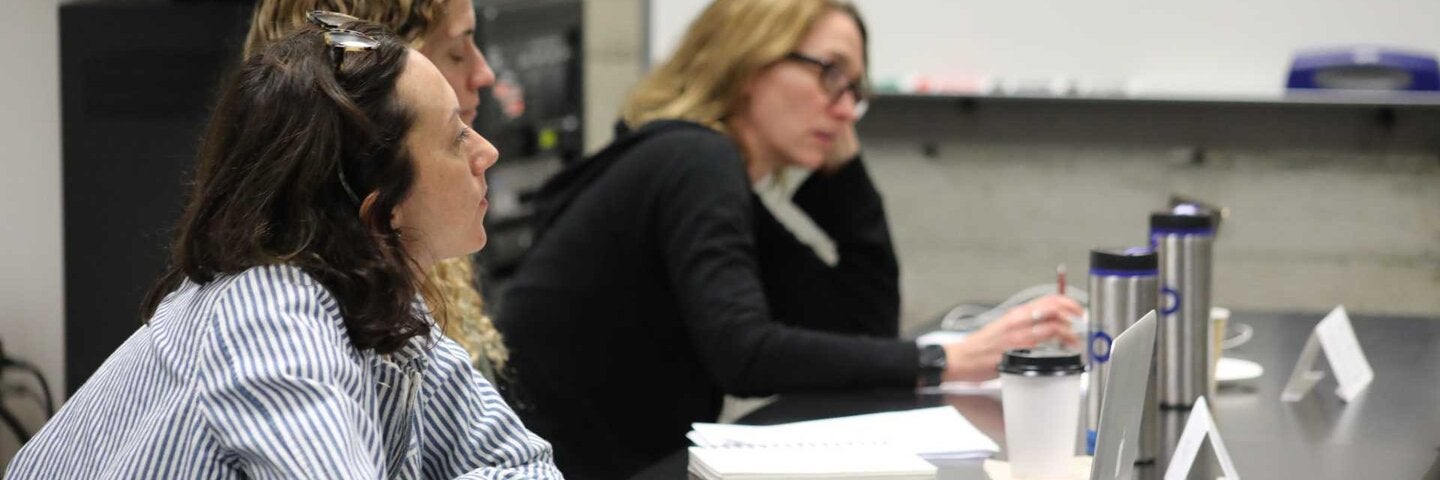 Writers in a classroom