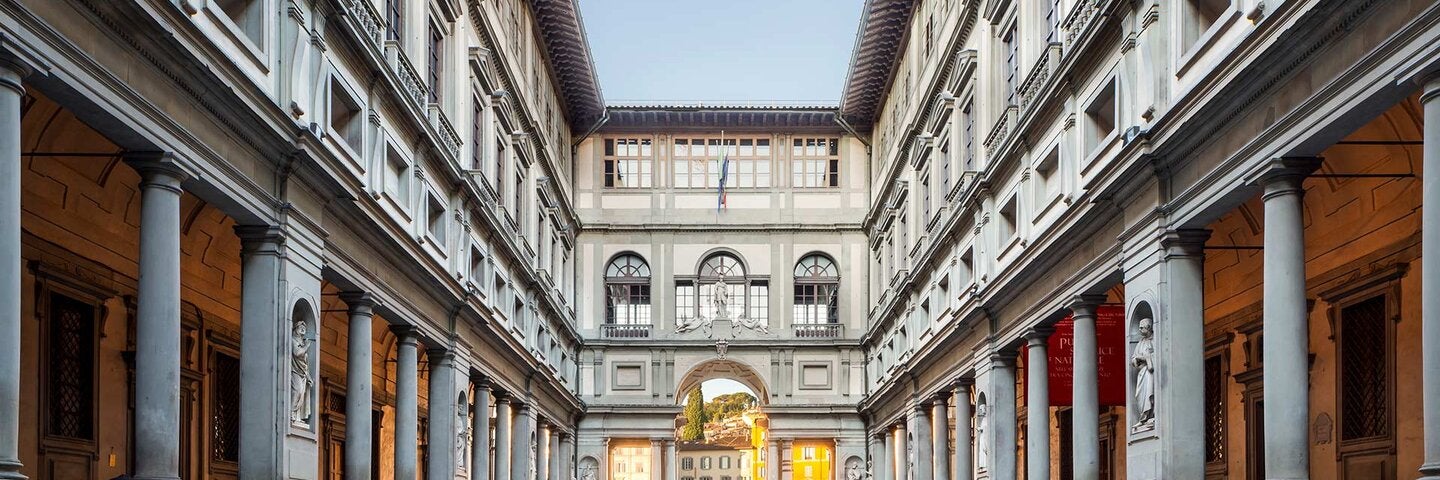 The Uffizi Gallery in Florence, Italy 